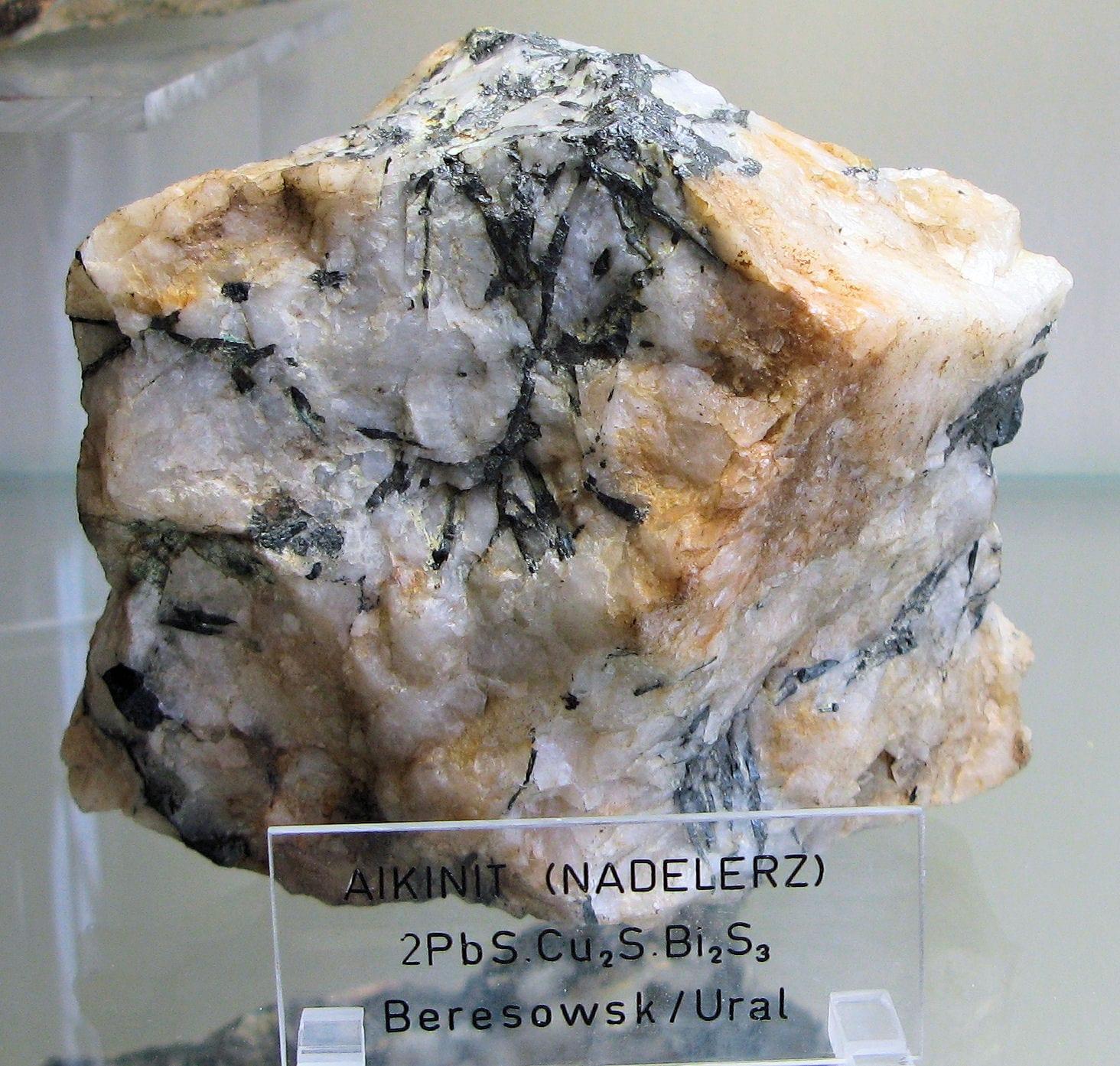 Aikinite mineral