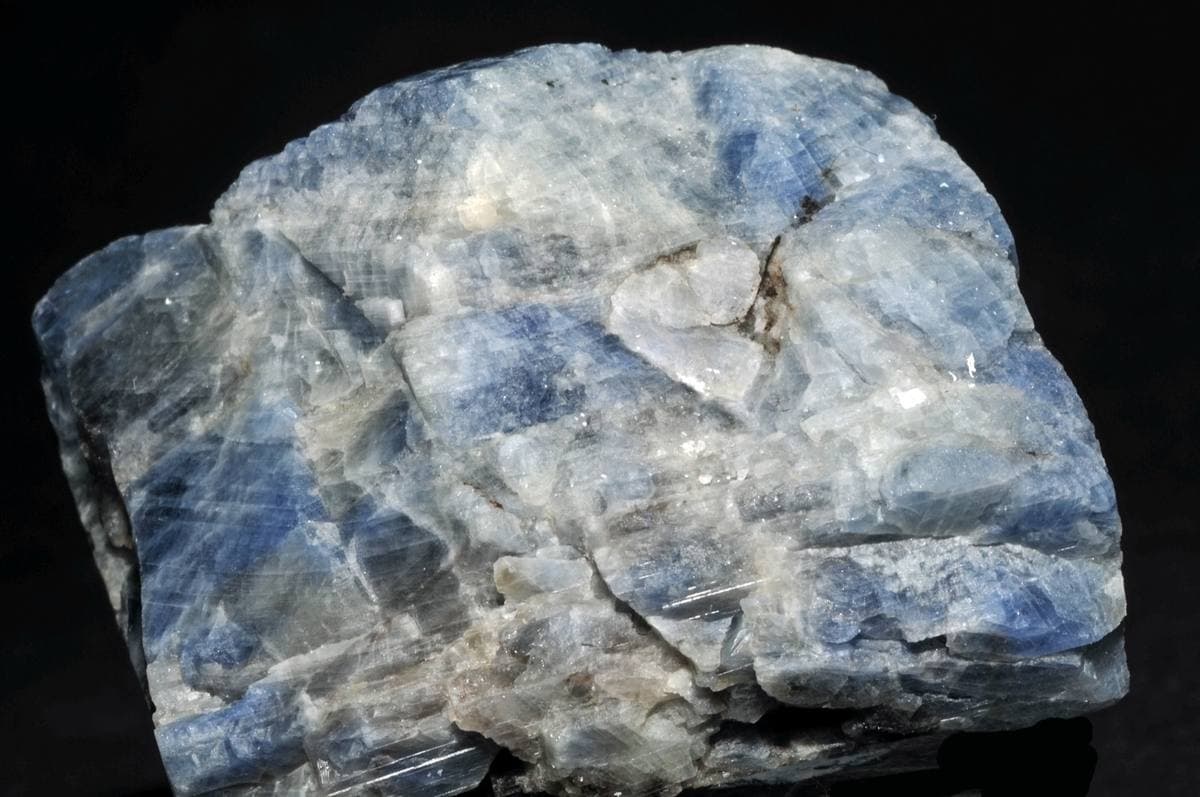 Blue Corundum gemstone