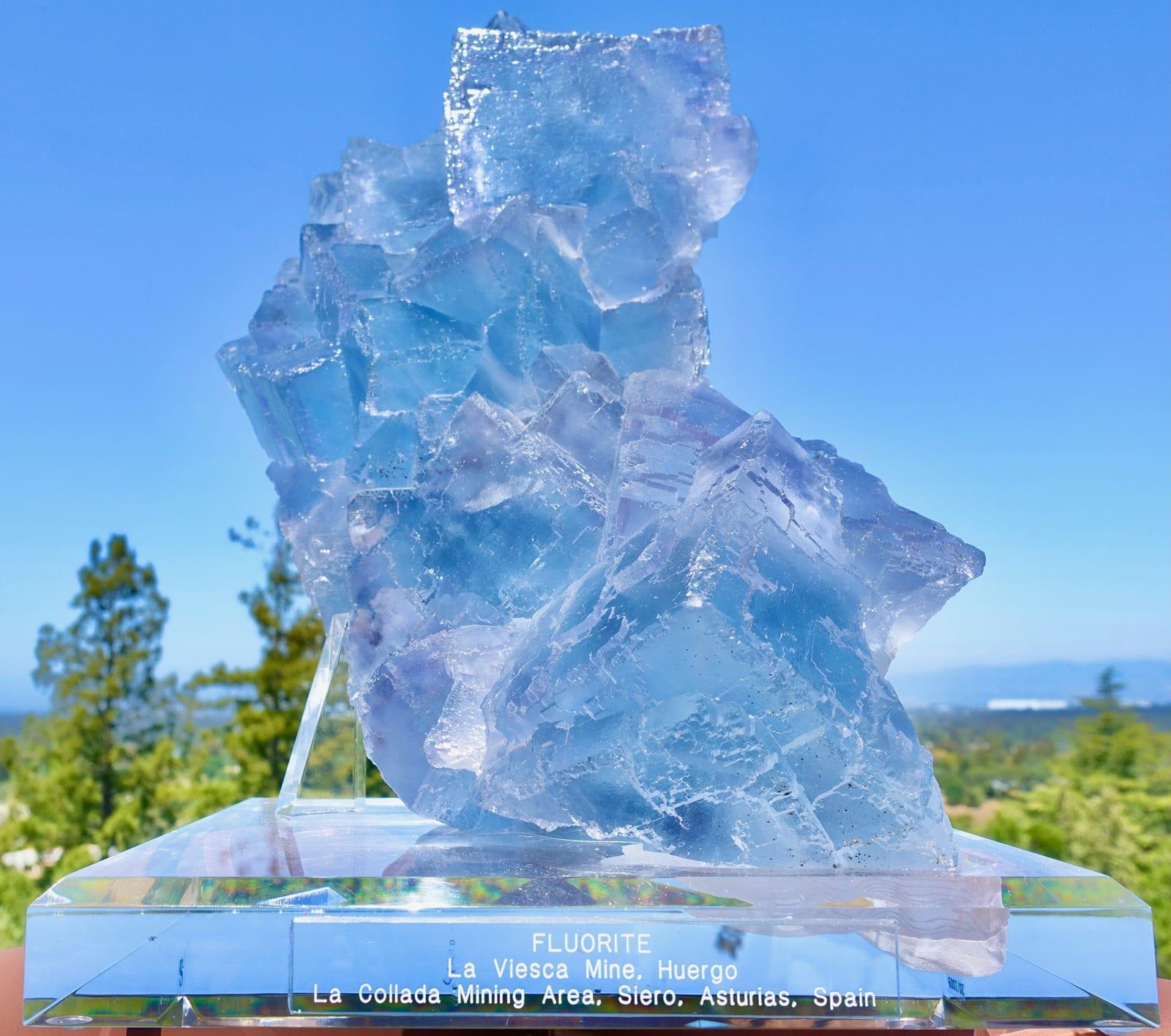 Blue Fluorite mineral