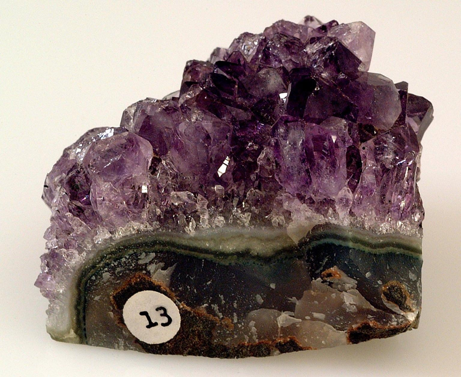 Brazilian Geode mineral — Amethyst (GeoDIL number   2522)