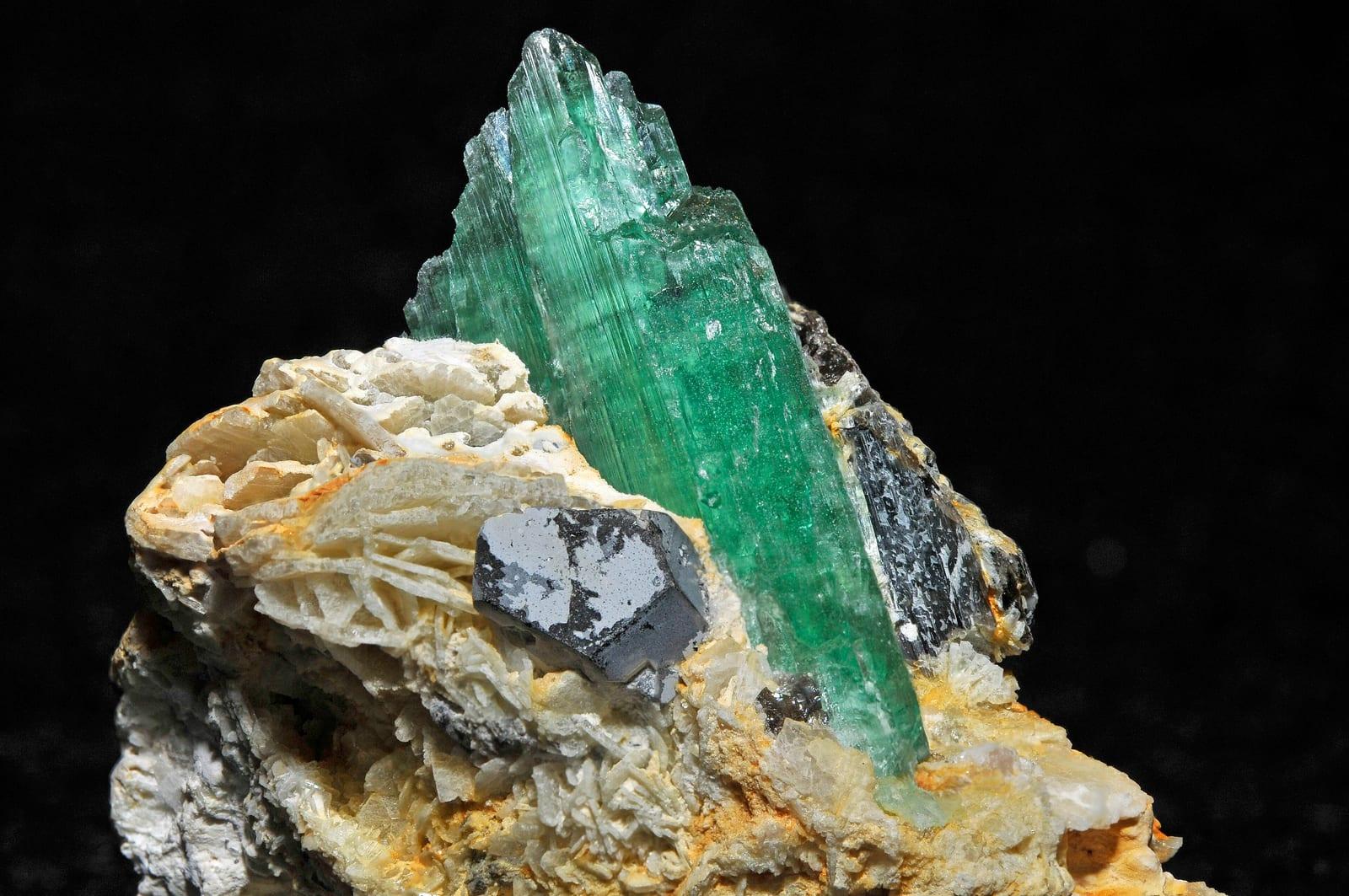 Hiddenite gemstone
