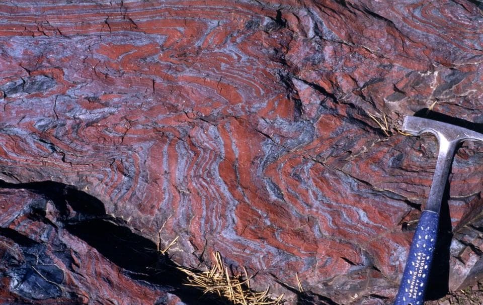 Jaspilite sedimentary