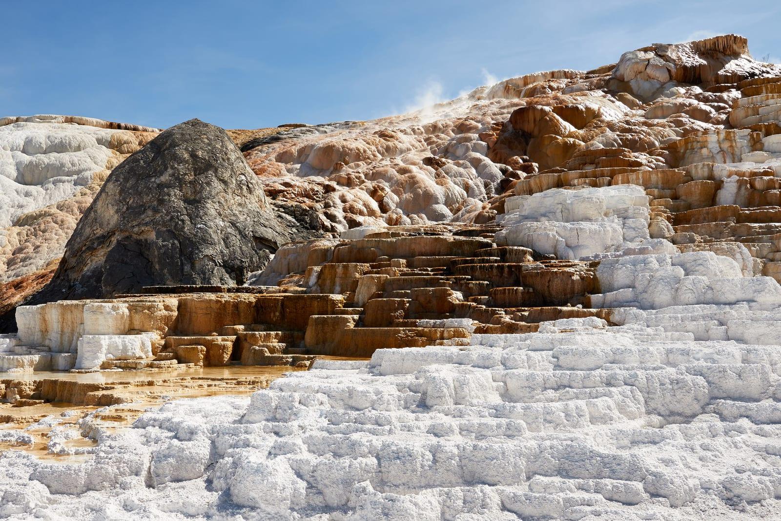 Travertine sedimentary