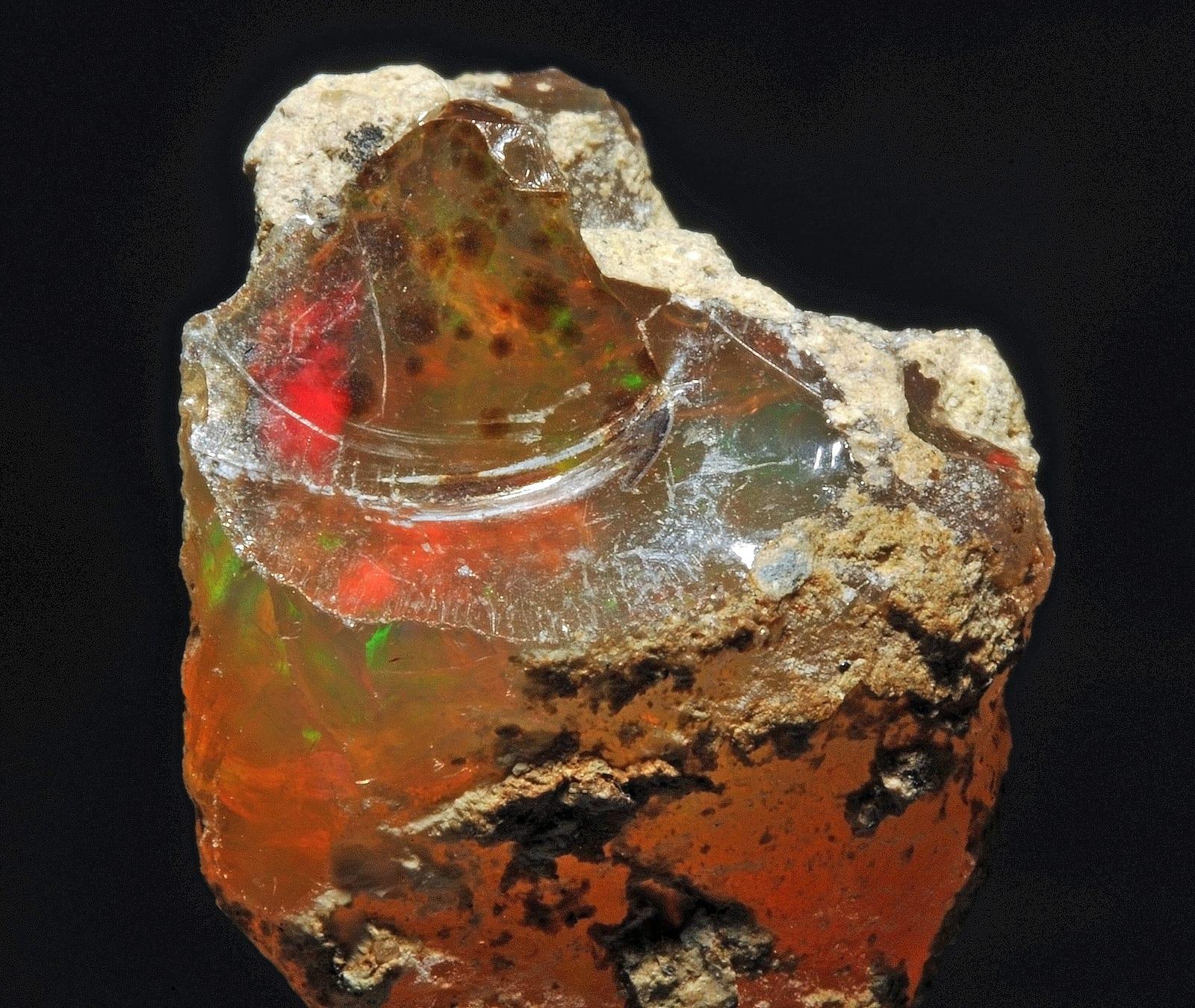 Welo Opal gemstone — Opale (Ethiopie) 1