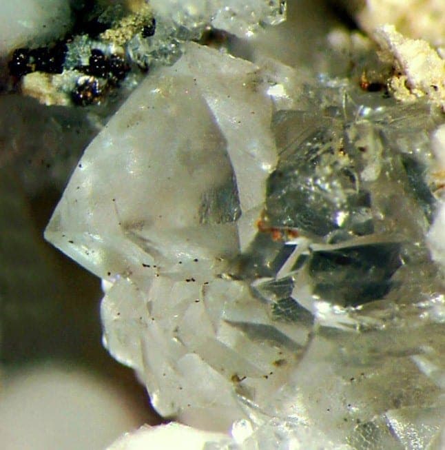 Faujasite-Na mineral — Faujasite Na Poudrette quarry, Mont Saint Hilaire, Quebec, Canada