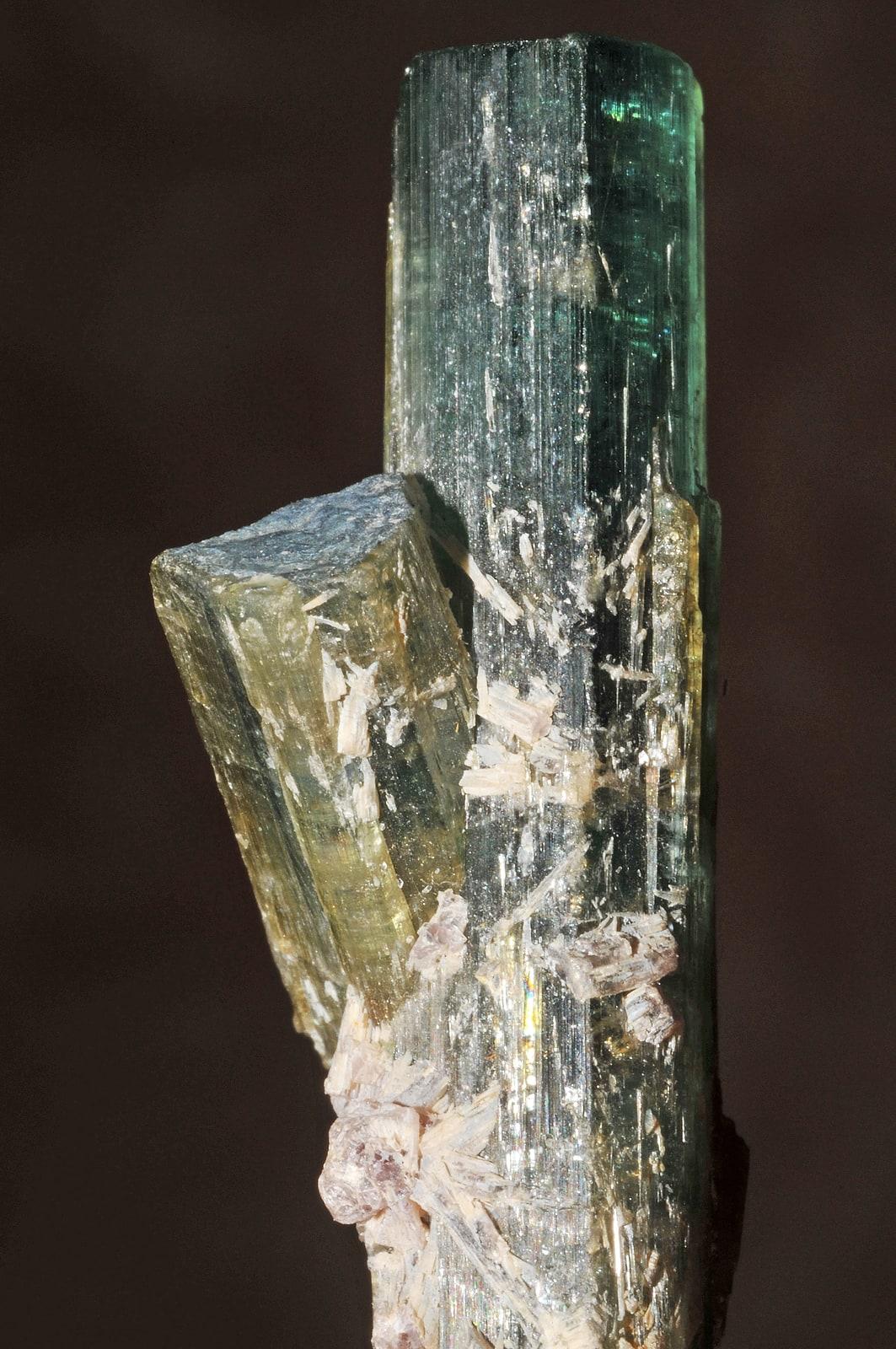 Green Tourmaline specimen - Tourmaline (50 mm) var. verdélite (Brésil) 4