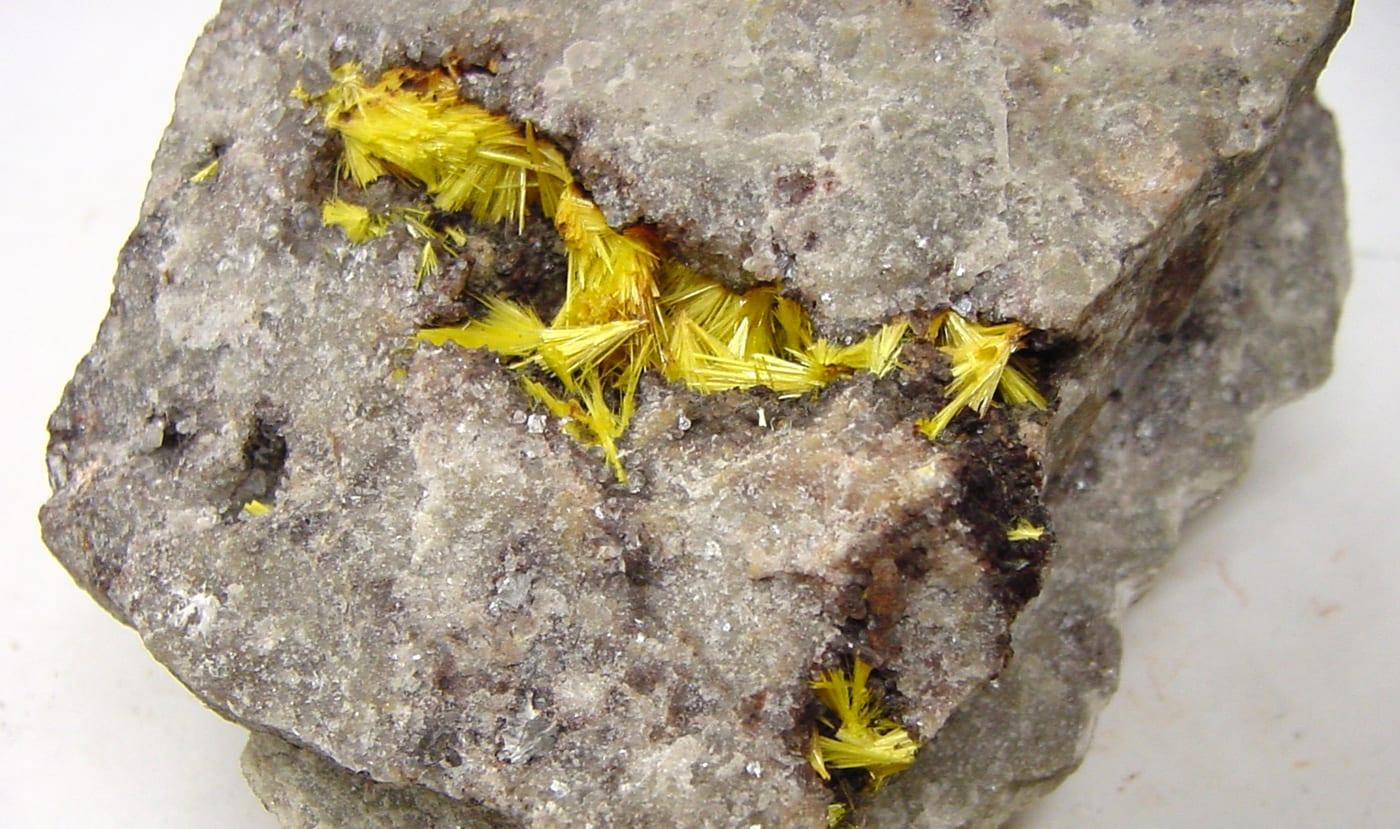 Uranophane mineral