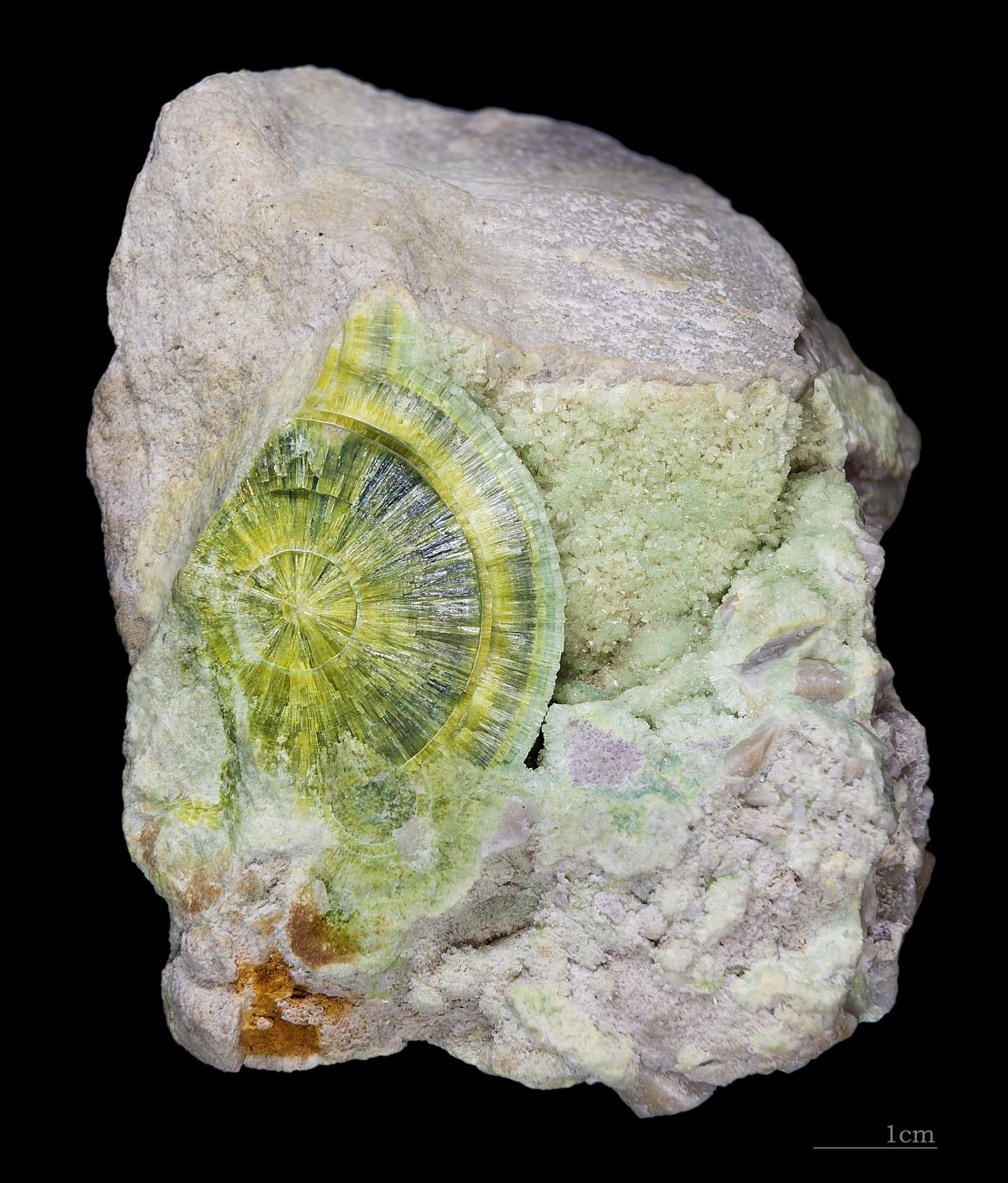 Wavellite Arkansas at Unnamed Quarry (Wavellite), Montgomery County, Arkansas