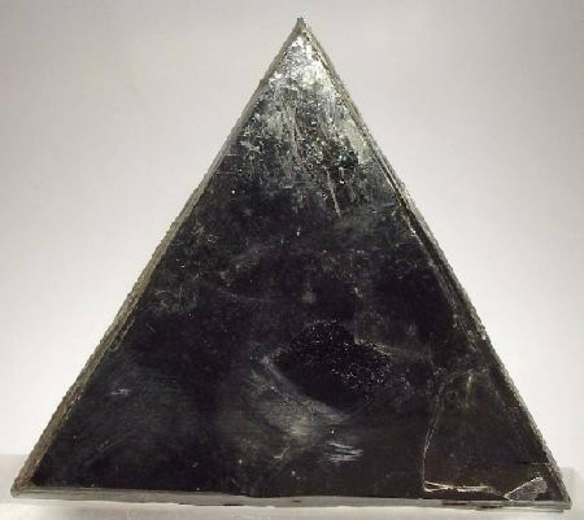 Lustrous black biotite cleavage plate, Orange County, New York