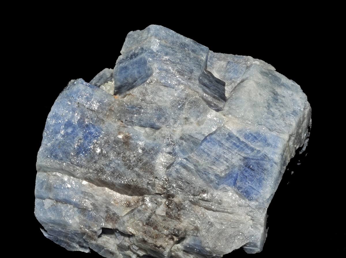 Blue Corundum gemstone