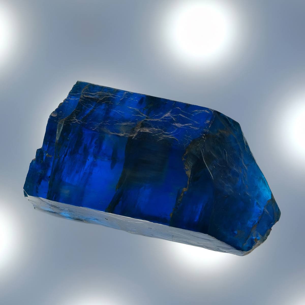Blue Fluorapatite gemstone