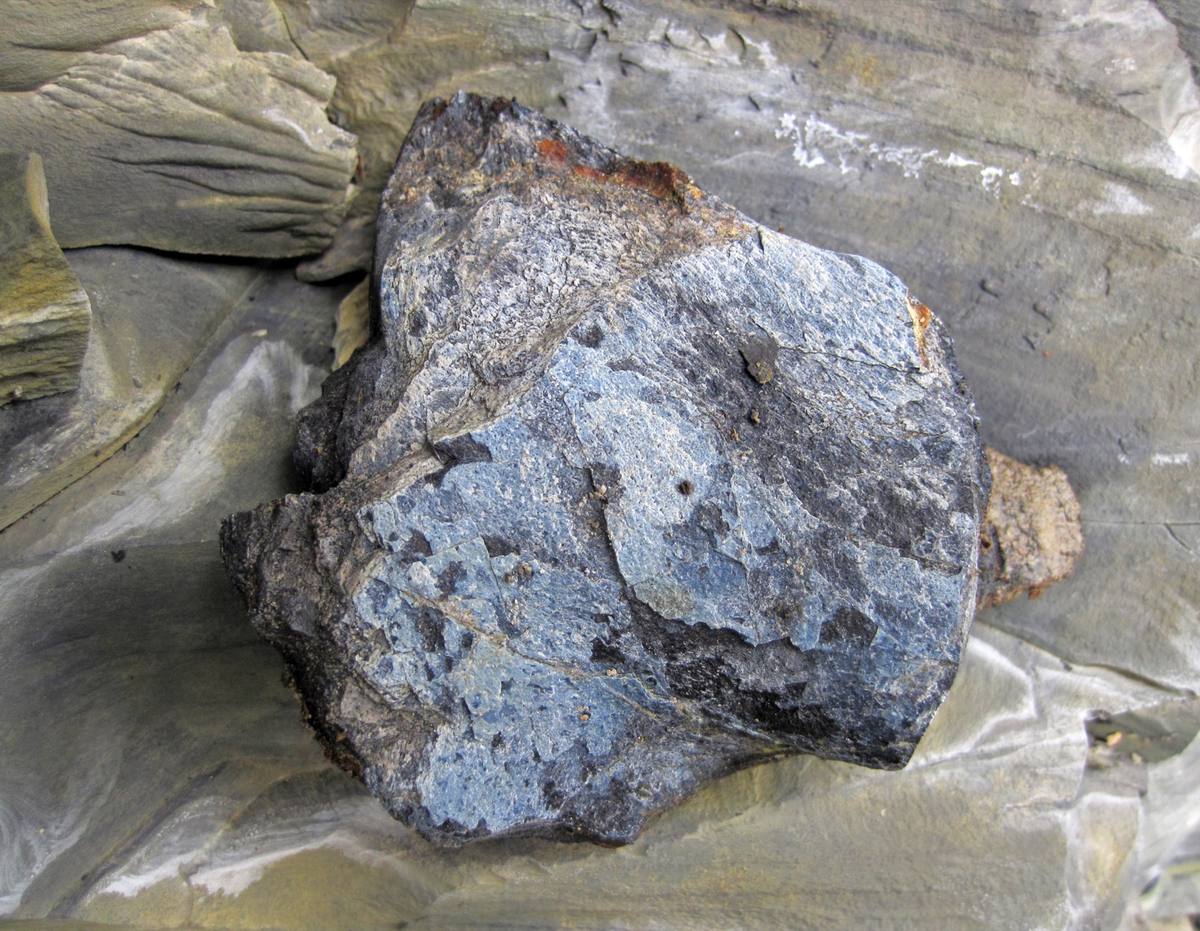 Blue Vivianite gemstone