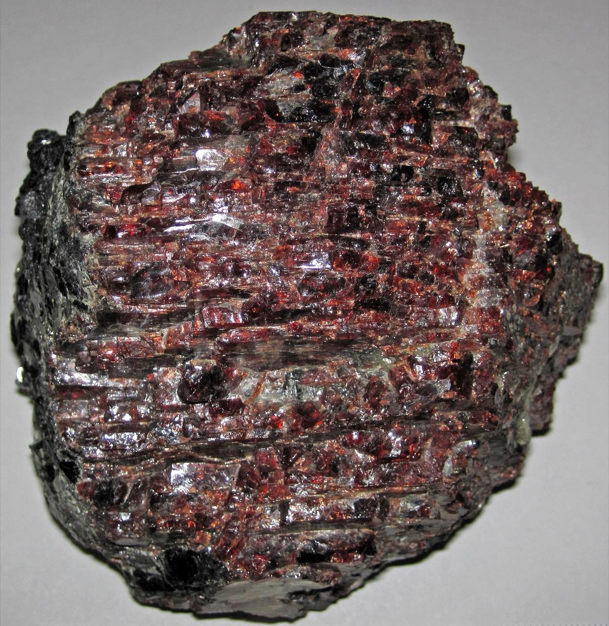 Massive granular almandine garnet rock, Adirondacks, New York
