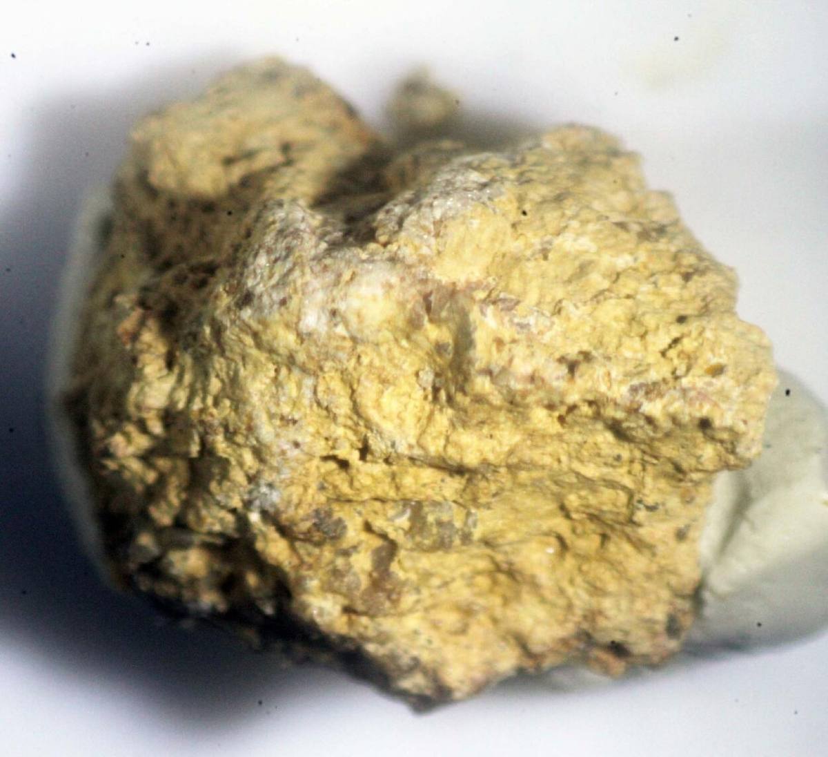 Yellowish keiviite-(Yb) mass