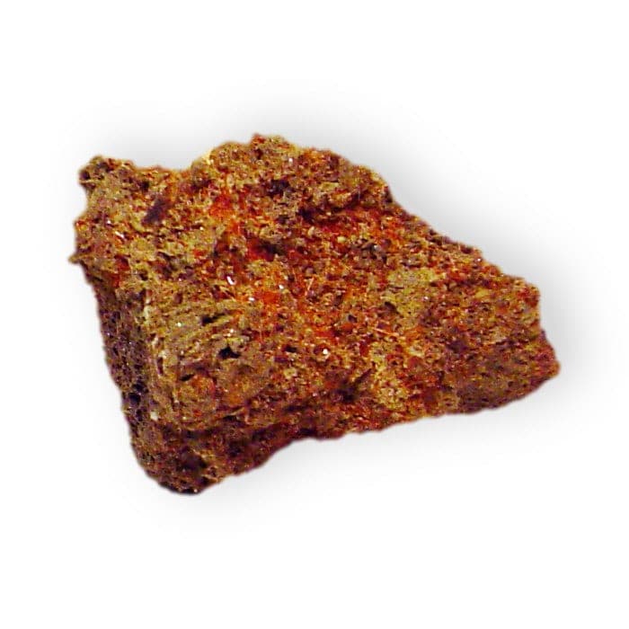 Magnesio-hornblende mineral, Magnesiohornblende Basic calcium magnesium iron aluminum silicate fluoride Nickenicher, Sattel, Eifel, Germany