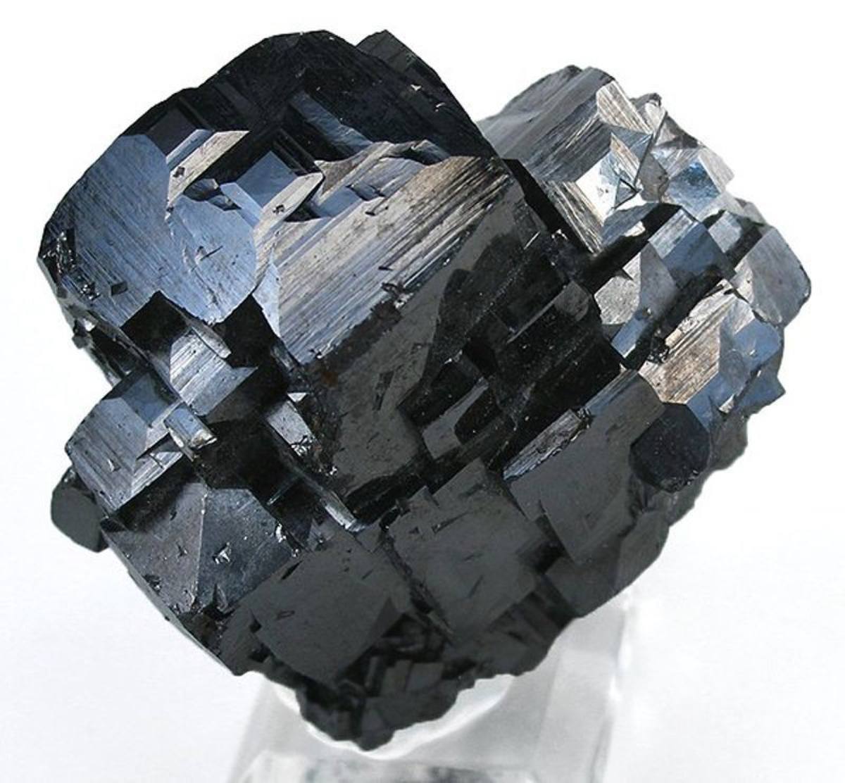 Lustrous magnetite octahedra, Balmat, New York
