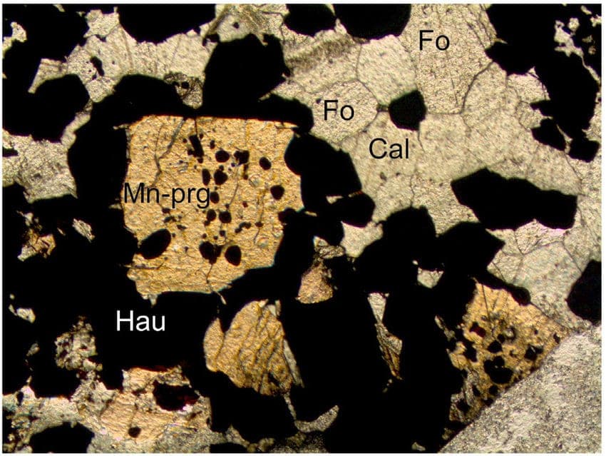 Mangani-pargasite mineral