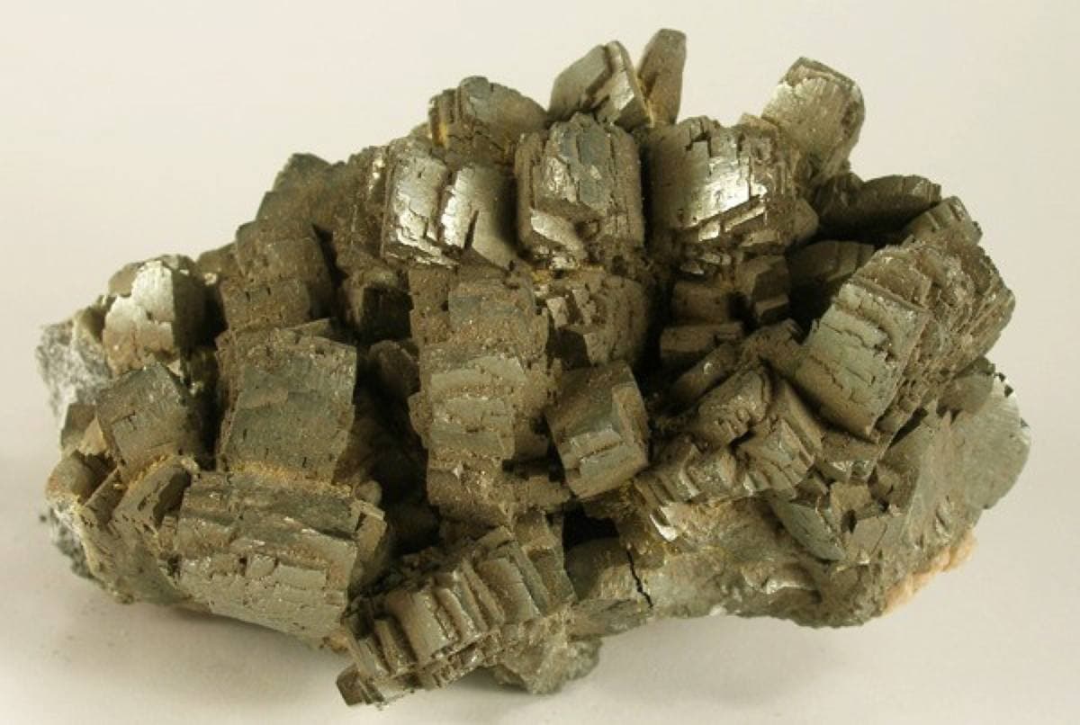 Pale brass-yellow cockscomb marcasite, Tri-State District, Kansas