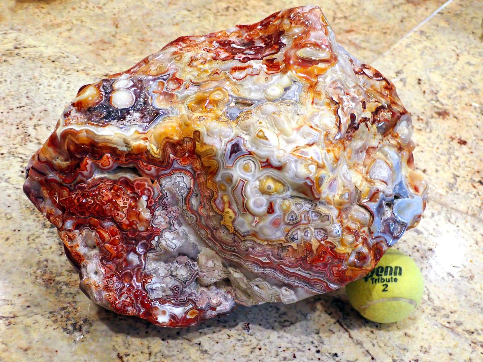 Mexican Lace Agate mineral