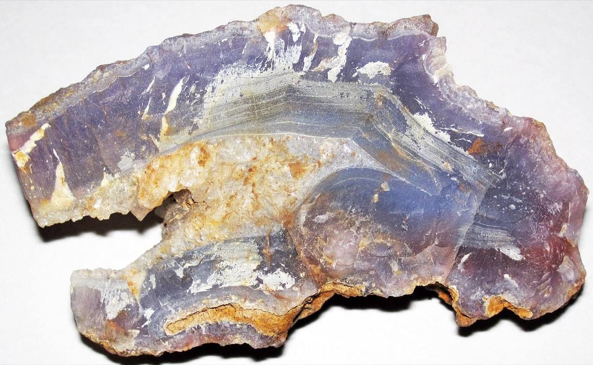 Holley Blue agate, a lavender Oregon agate, Linn County