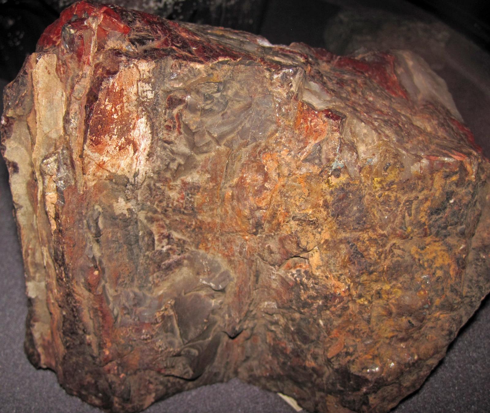 Silkstone (binghamite) fibrous quartz specimen