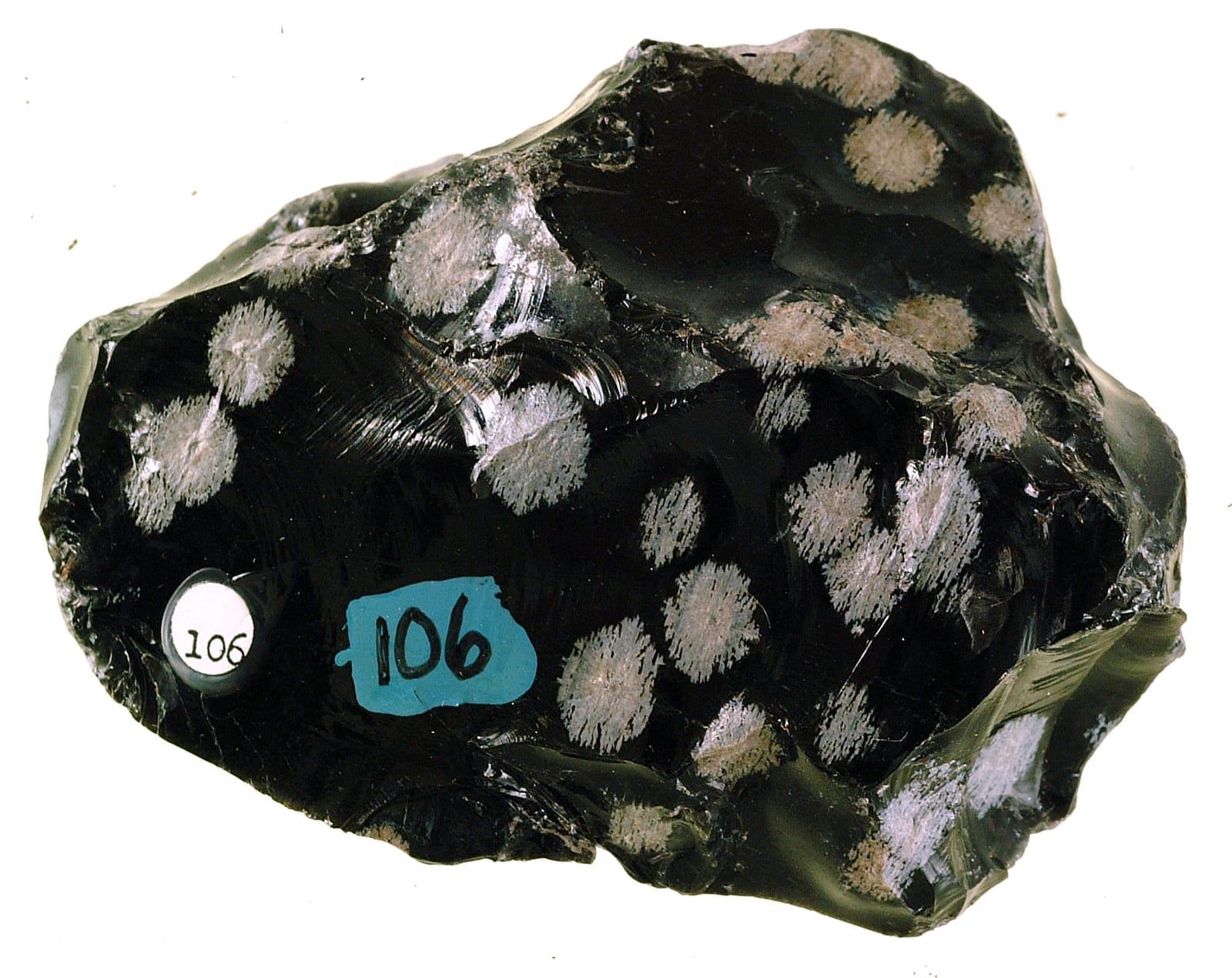 Snowflake Obsidian mineral