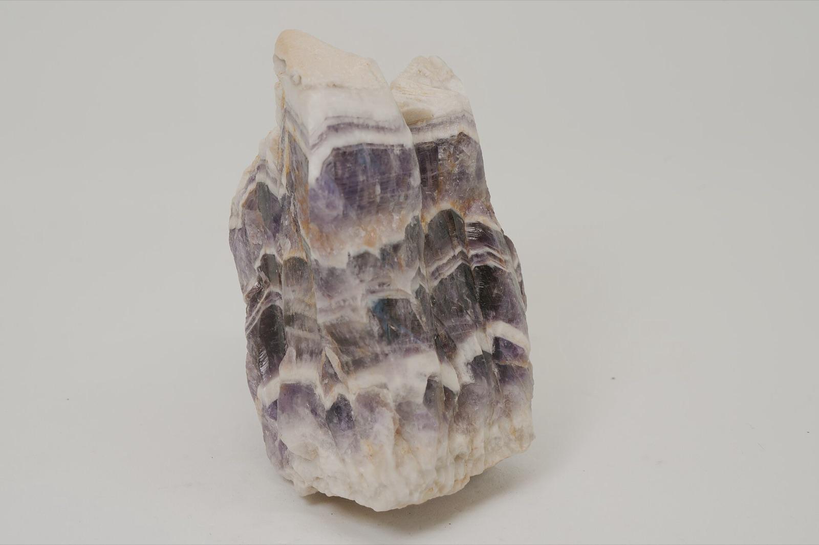 Banded amethyst quartz, like the amethyst found at Crystal Hill