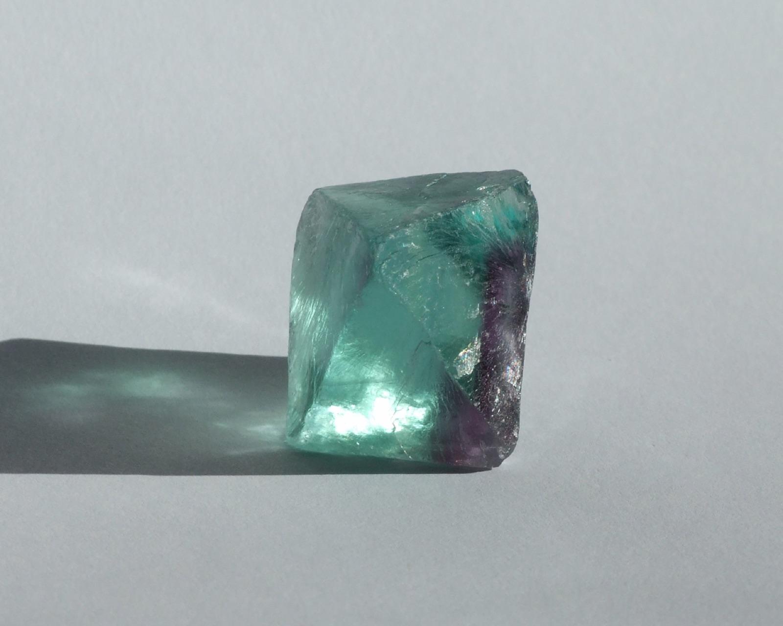 Green and purple fluorite, like the fluorite on the St. Peters Dome dumps