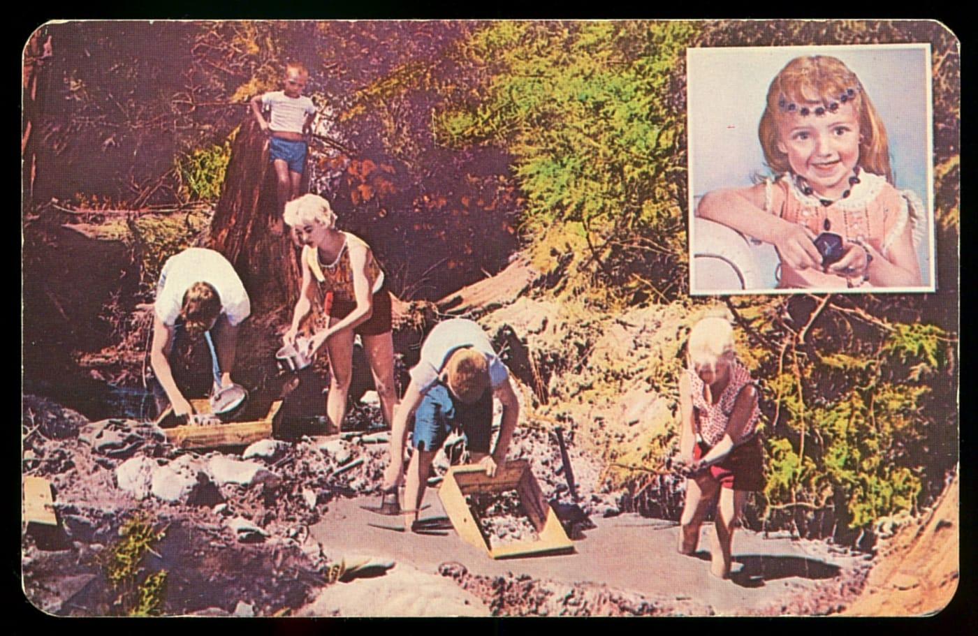 Digging for Emerald Creek Star Garnets, circa 1960s   Fernwood, Idaho (48125404837) at Emerald Creek, Shoshone County, Idaho