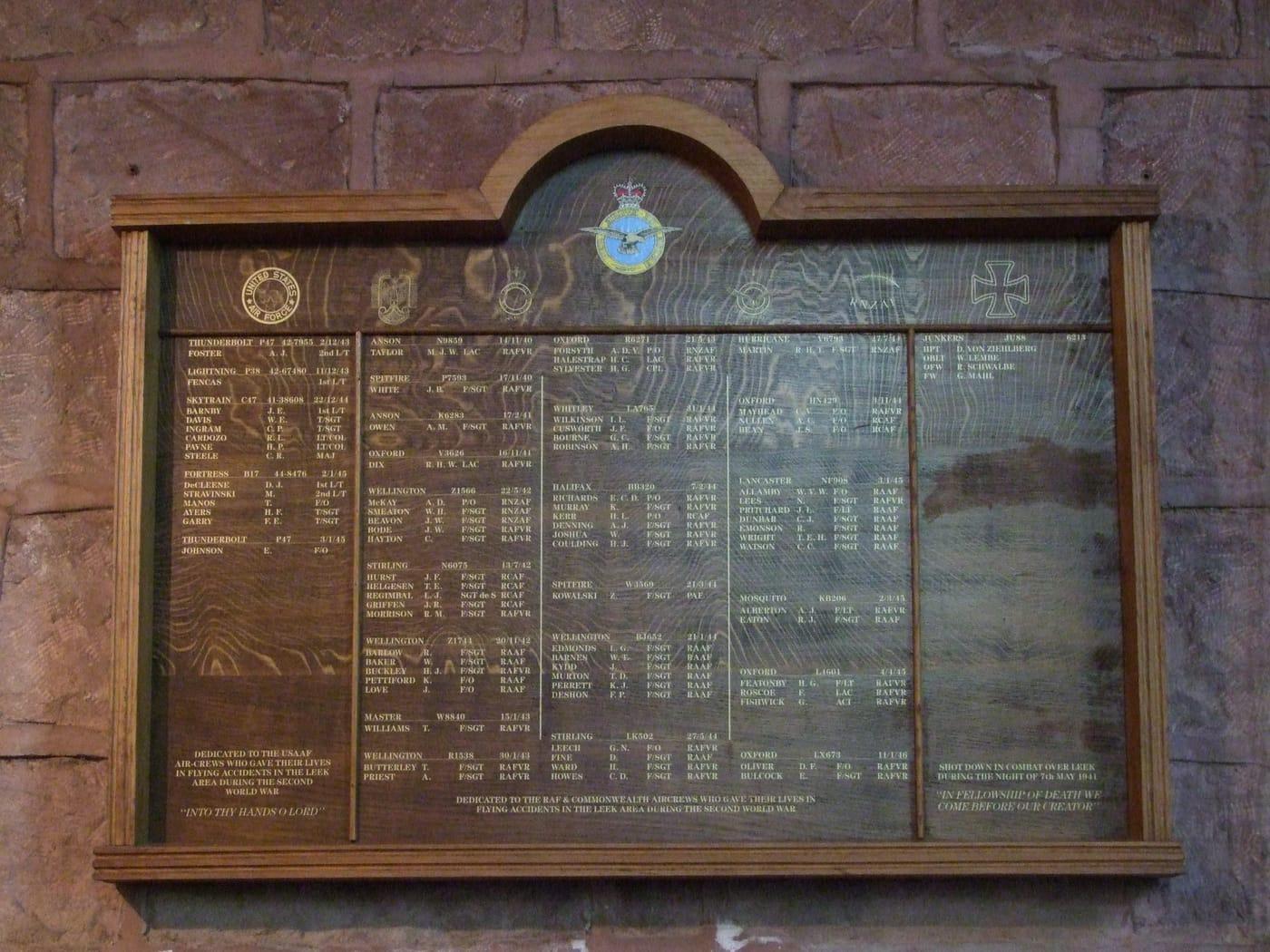 Air Mens Memorial St Edward's Leek at Mackay, Custer County, Idaho