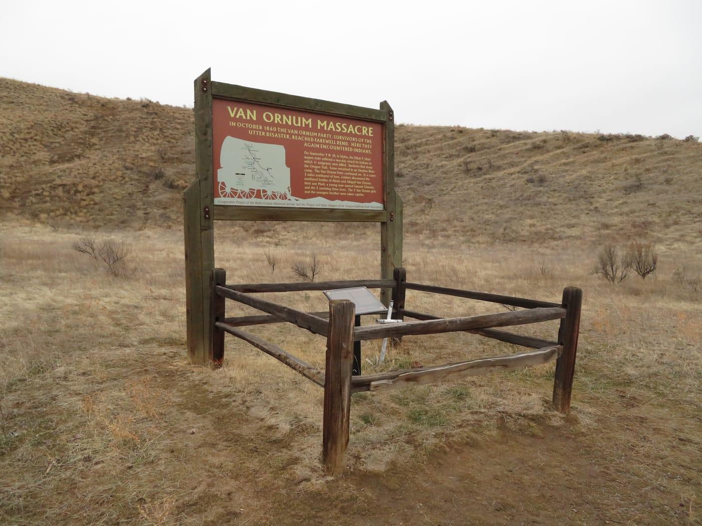 Van Ornum Wagon Train Massacre Site Near Huntington, Oregon    46387737402 at Succor Creek, Owyhee County, Idaho