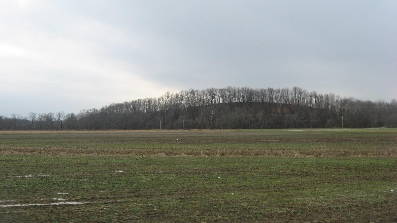 The Salt Creek valley near Guthrie in Lawrence County, Indiana, in the state's Mississippian geode belt.