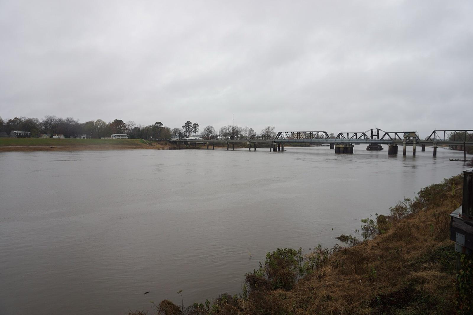 The Ouachita River at Monroe, Ouachita Parish, Louisiana