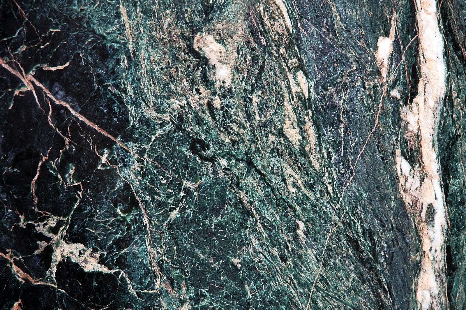 Green banded ornamental serpentinite (verde antique), representative of the ricolite serpentine found at Redrock, Grant County, New Mexico