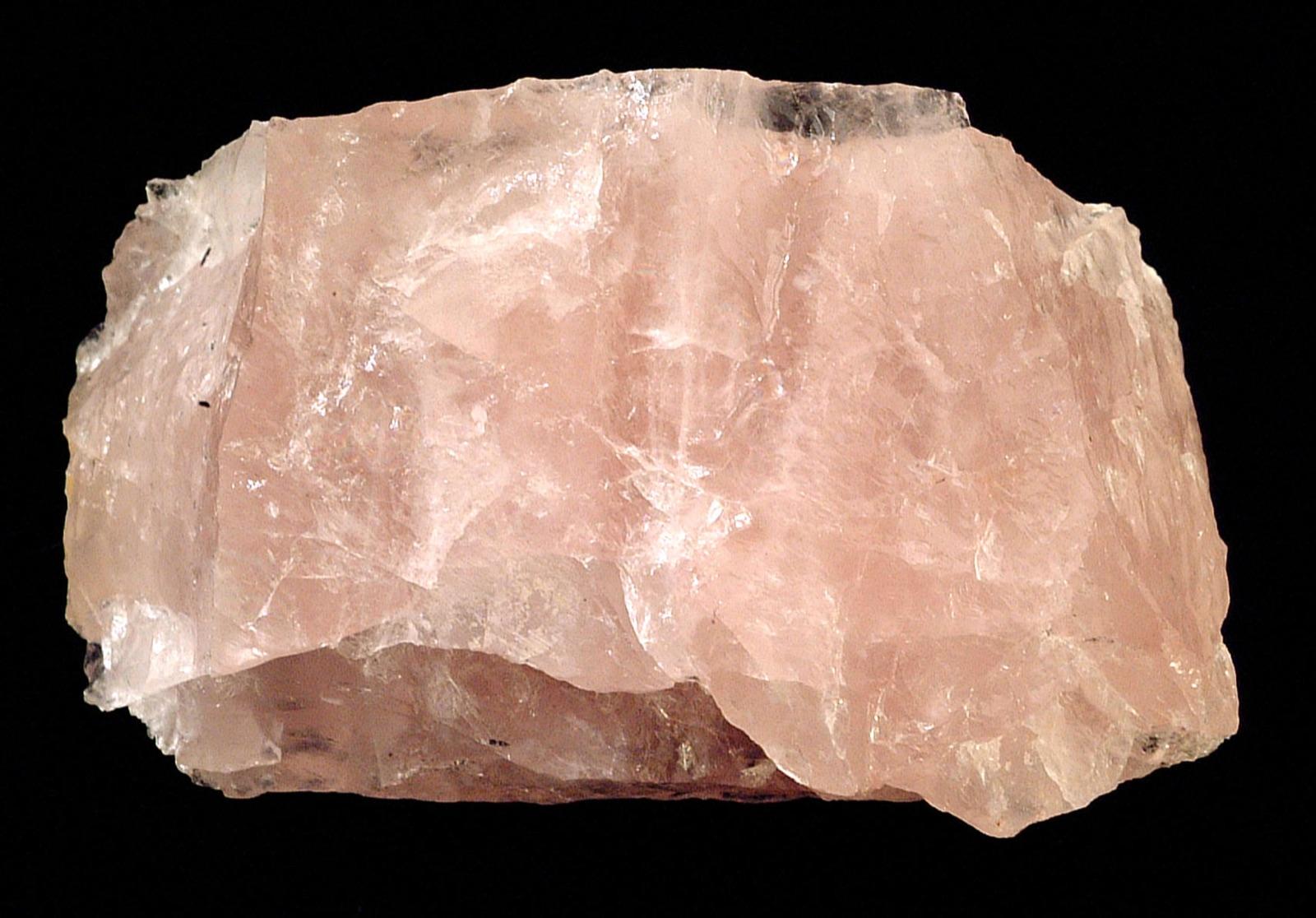 Representative rose quartz specimen, as weathers out of the pegmatite at Mill Pond, New York