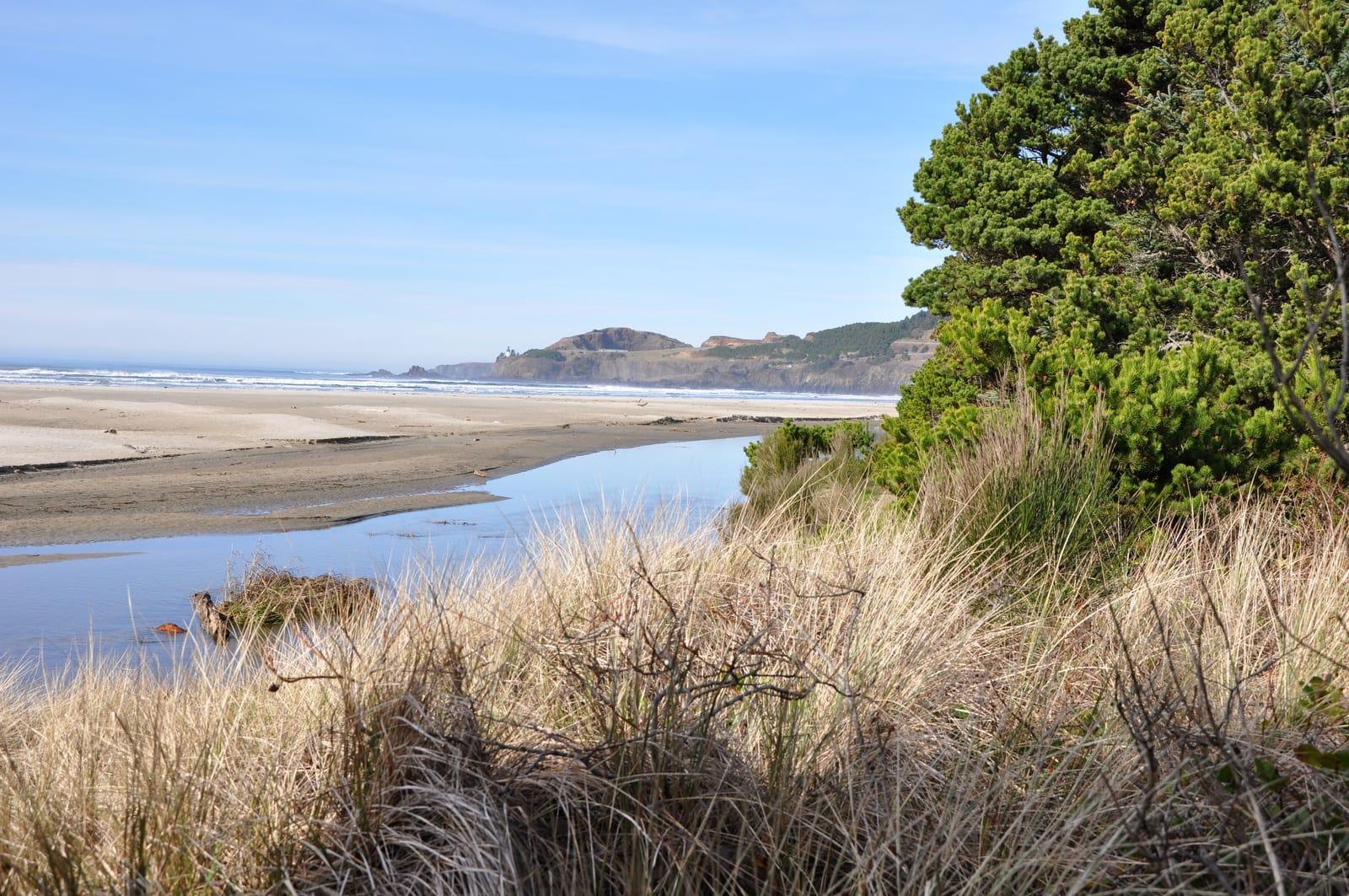 Agate beach recreation site at Agate Beach, Lincoln County, Oregon