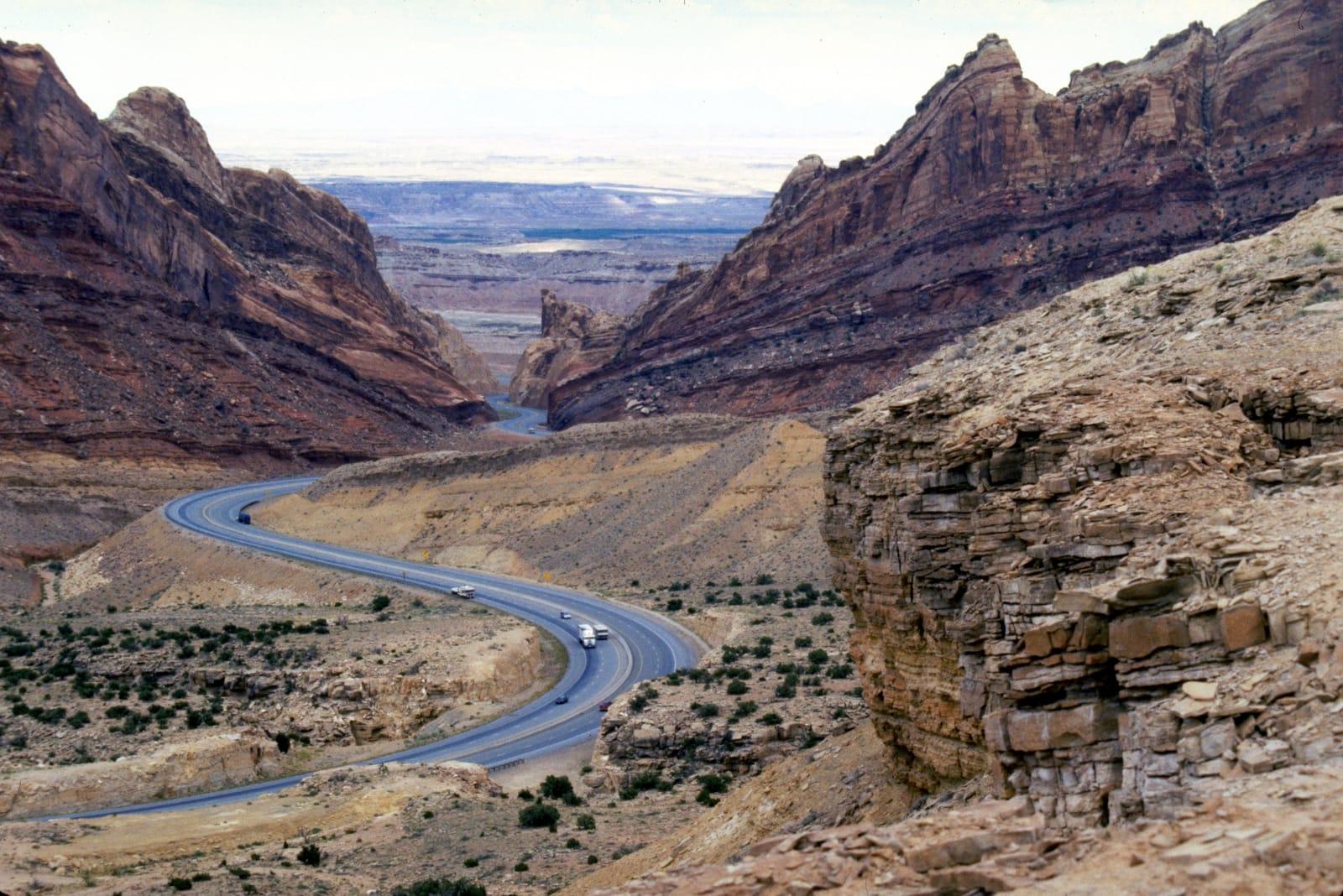 I70 at San Rafael swell Green River at San Rafael Swell, Emery County, Utah