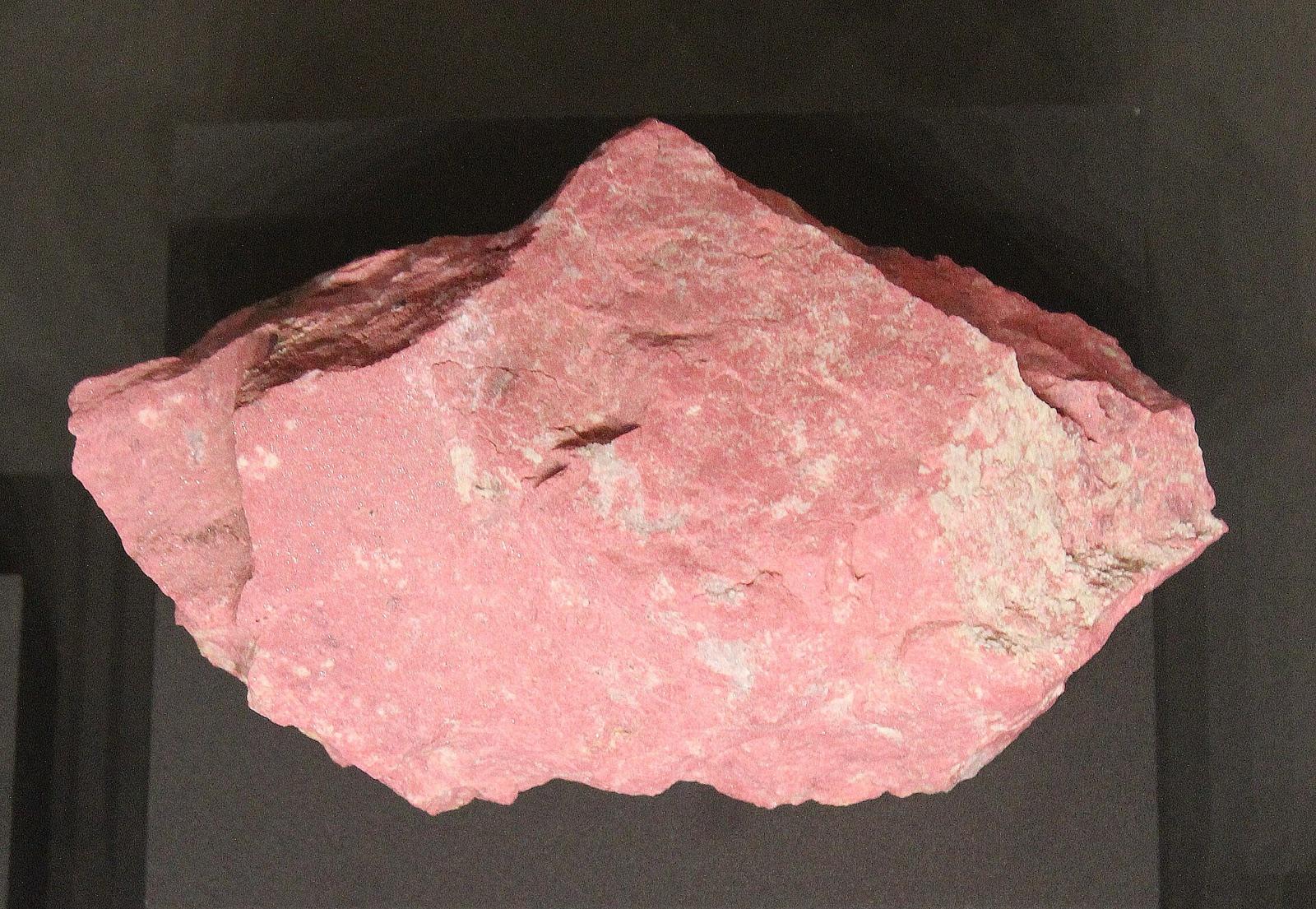 Rose-pink thulite, a variety of zoisite like that found in the schist at Tunk Creek