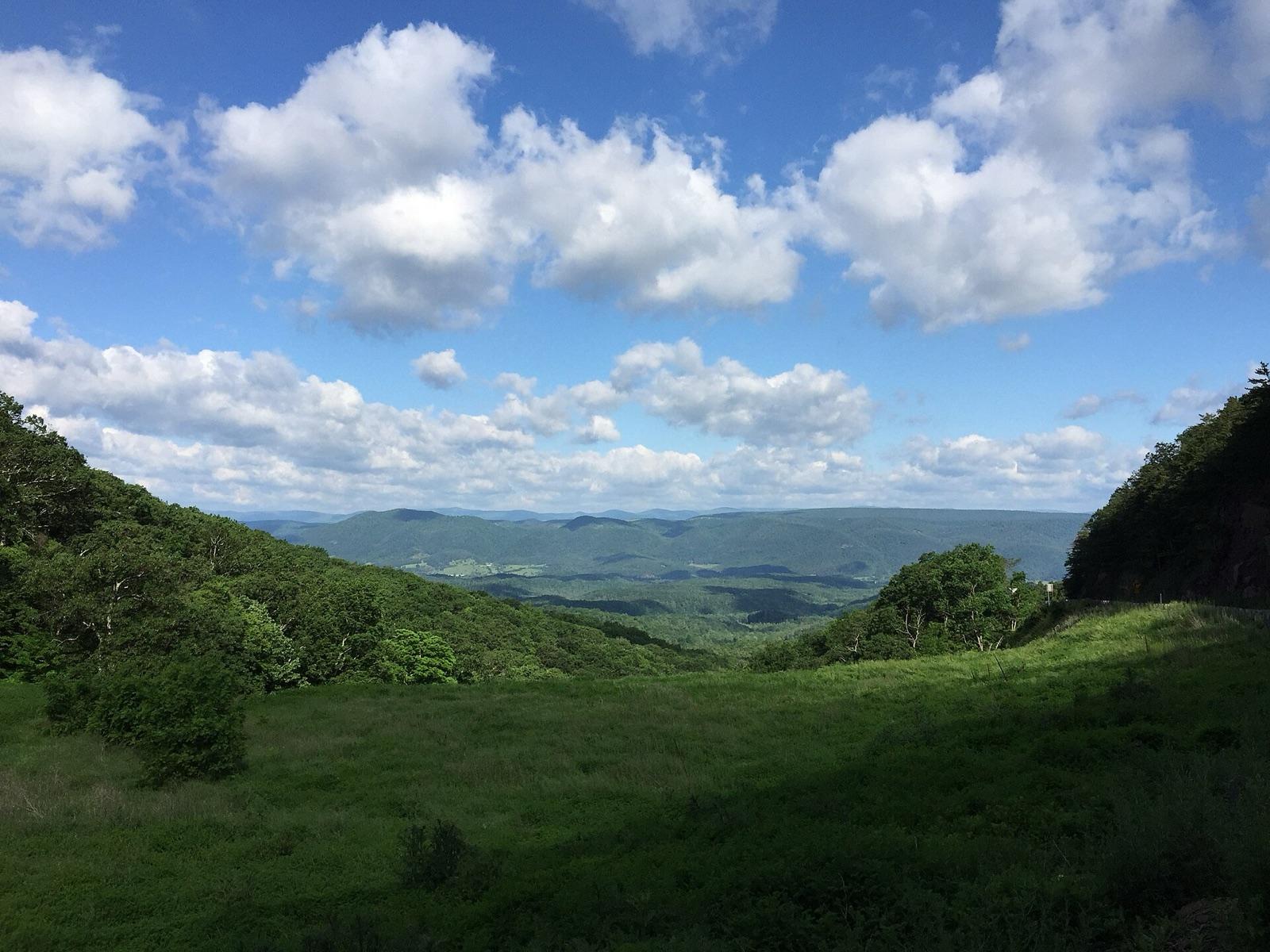 The South Fork valley near Sugar Grove in eastern Pendleton County, West Virginia.