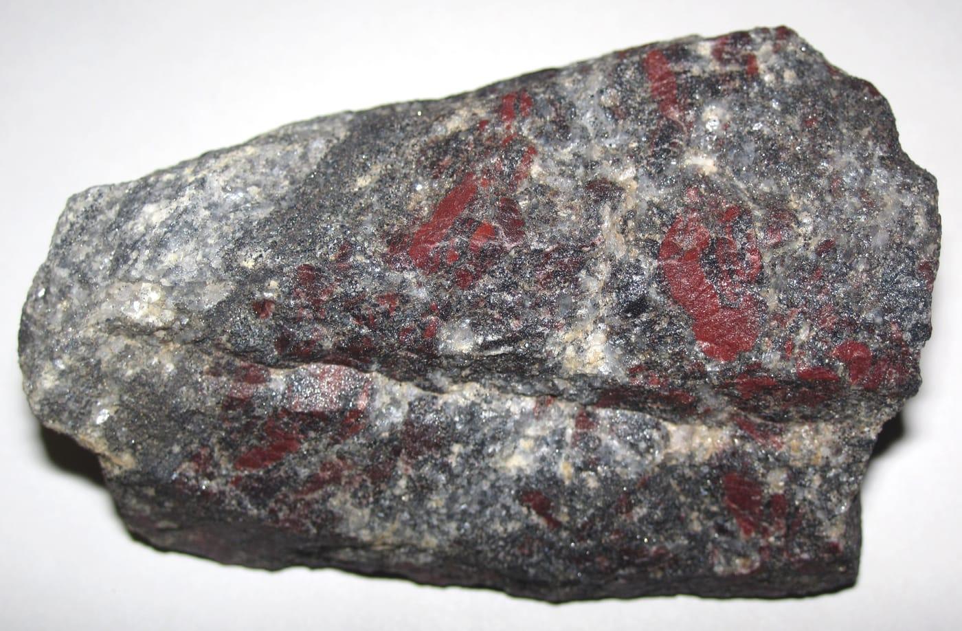 Brecciated magnetite quartz jasper meta BIF, Atlantic City Iron Mine WY at Atlantic City, Fremont County, Wyoming
